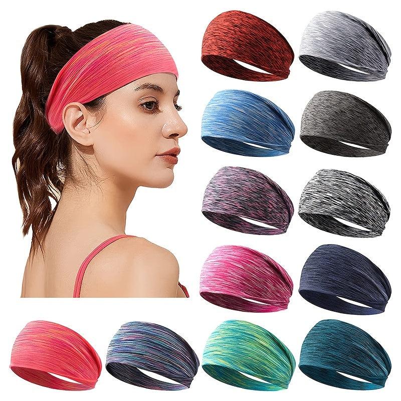 Boho Headbands for Women & Girls Elastic Turban Non-slip Hair Bands
