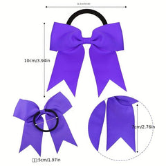 Y2K Girls Bowknot Hair Tie Elastic Hair Rope Women Hair Accessories