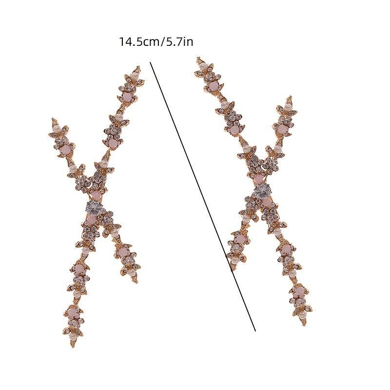 Metal Crystal Hair Clip Rhinestone Side Clip Hair Accessories