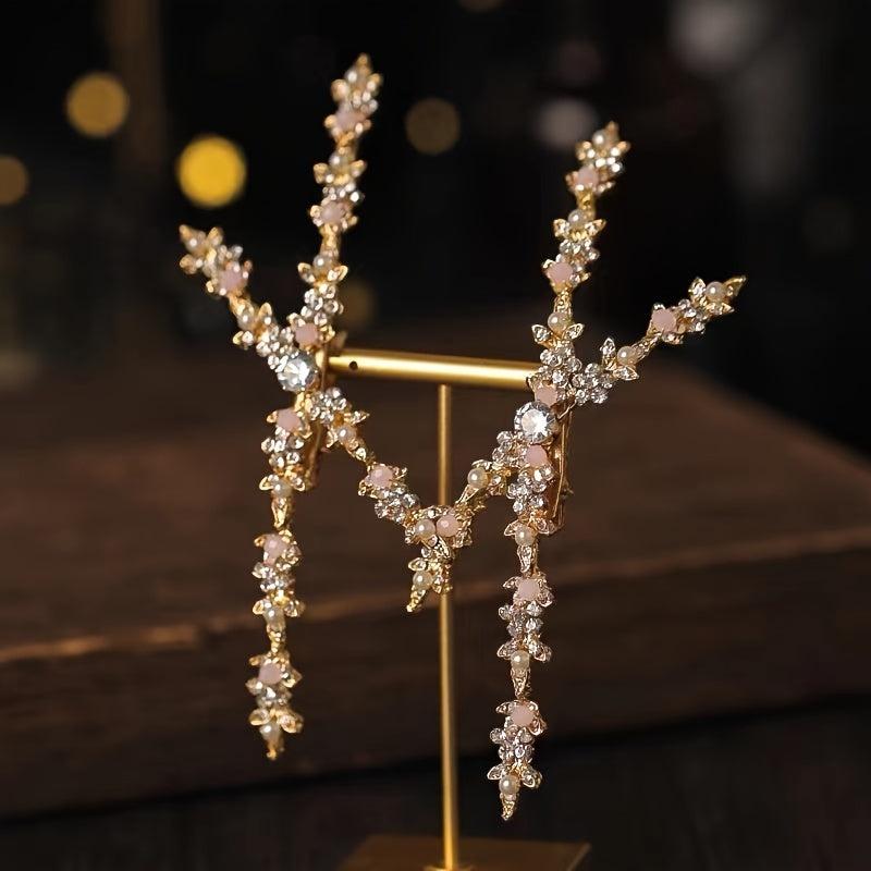 Metal Crystal Hair Clip Rhinestone Side Clip Hair Accessories