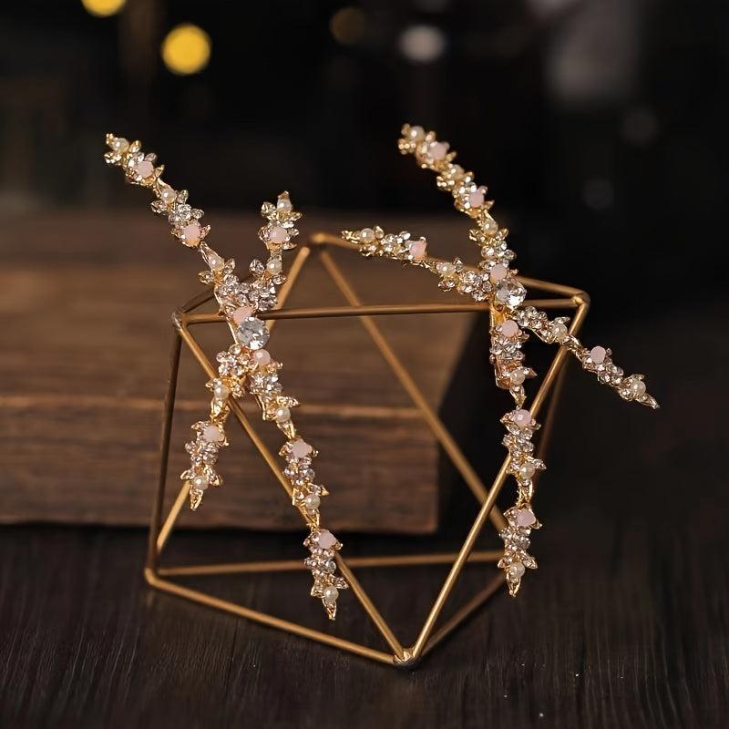 Metal Crystal Hair Clip Rhinestone Side Clip Hair Accessories