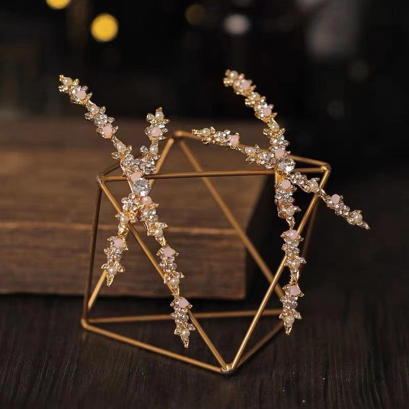 Metal Crystal Hair Clip Rhinestone Side Clip Hair Accessories