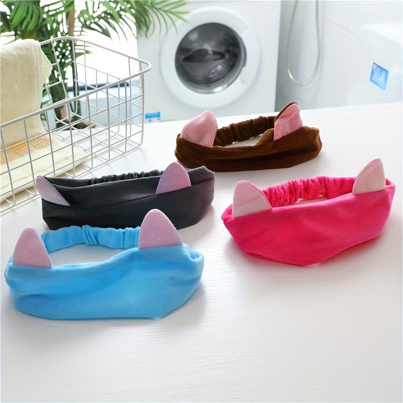 Cat Ear Headband Soft Comfortable Cosmetic Headband
