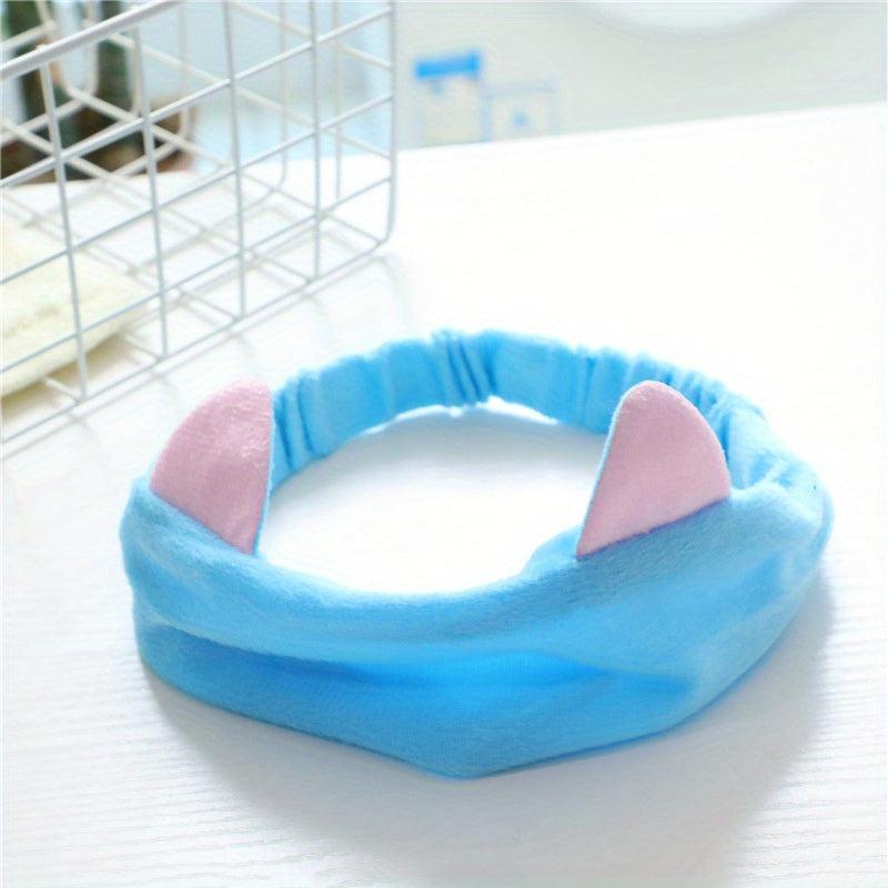 Cat Ear Headband Soft Comfortable Cosmetic Headband