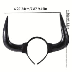 Halloween Horn Hair Hoop Dress Up Headwear Gift for Girls