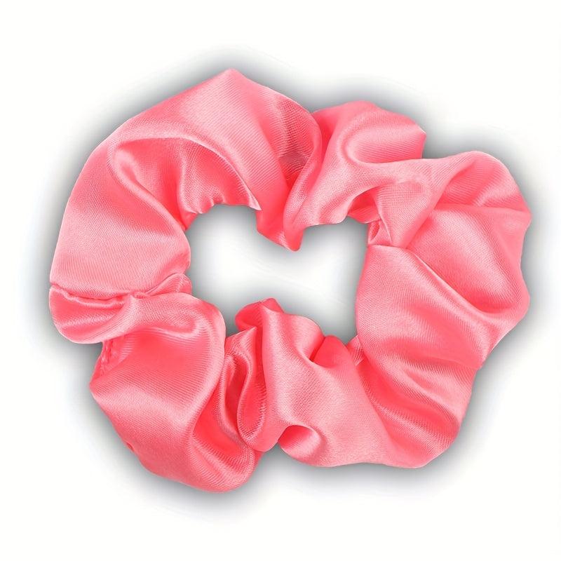 Solid Satin Hair Rope Ponytail Holder Hair Accessories