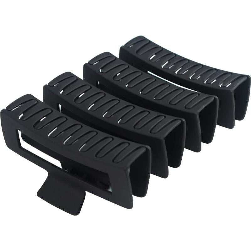 4pcs Large Hair Claw Clip Square Jaw Clip Hair Accessories