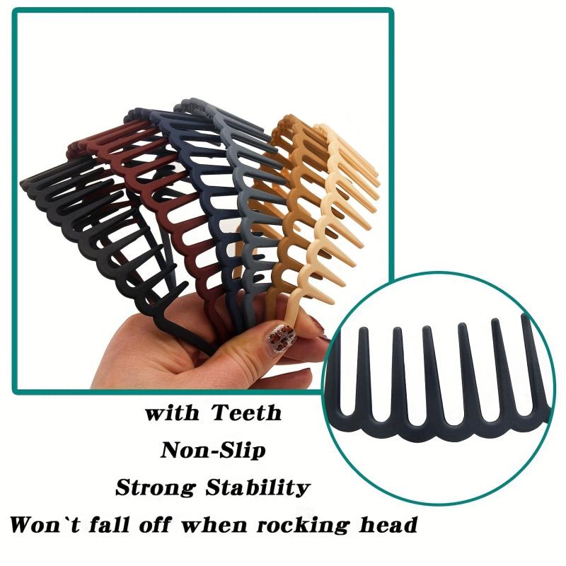Solid Teeth Hair Band Headband Nonslip Hair Band For Skincare