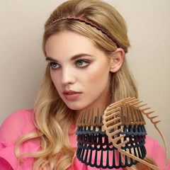 Solid Teeth Hair Band Headband Nonslip Hair Band For Skincare