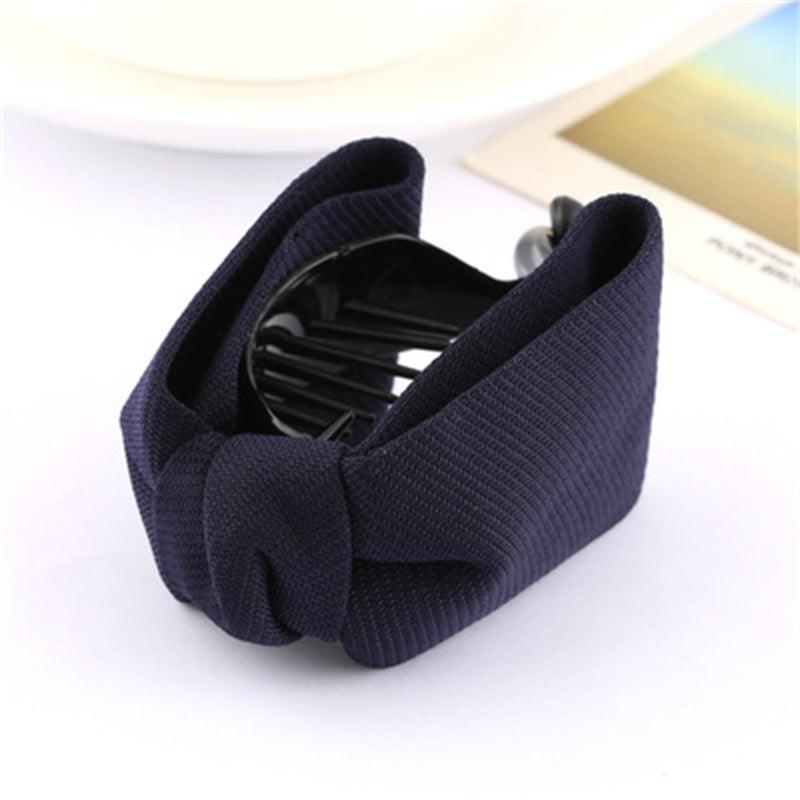 Boho Fabric Bowknot Hair Claw Clip Non Slip Strong Hold Hair Jaw Clip