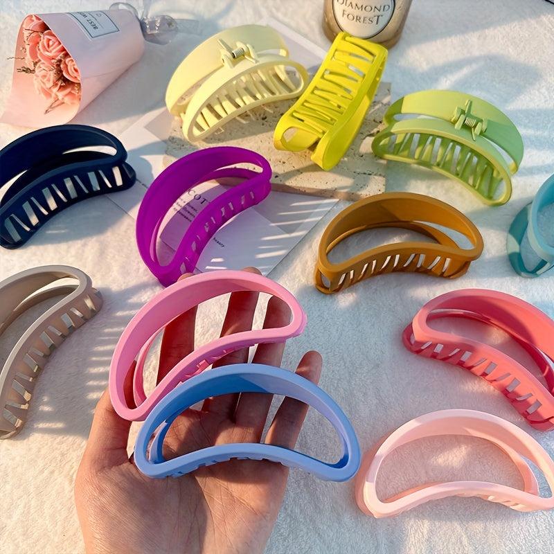 Matte Acrylic Hair Claw Clip for Women Girls
