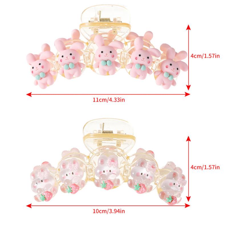 Cartoon Animal Acrylic Hair Claw Clip Strong Grip Hair Jaw Clip