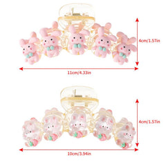 Cartoon Animal Acrylic Hair Claw Clip Strong Grip Hair Jaw Clip