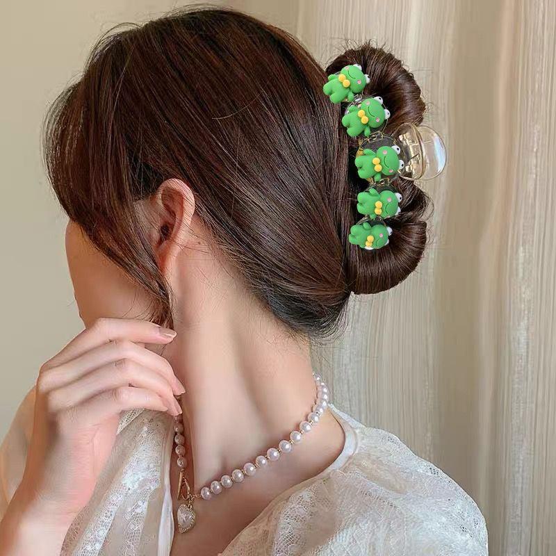Cartoon Animal Acrylic Hair Claw Clip Strong Grip Hair Jaw Clip