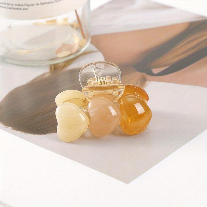 Heart Shaped Candy Hair Claw for Women Girls