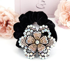 Flower Scrunchie Hair Ropes Hair Accessories For Women