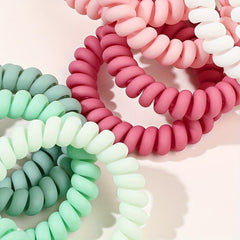 Colorful Gradient Phone Hair Ring Women's Hair Rope Hair Accessories