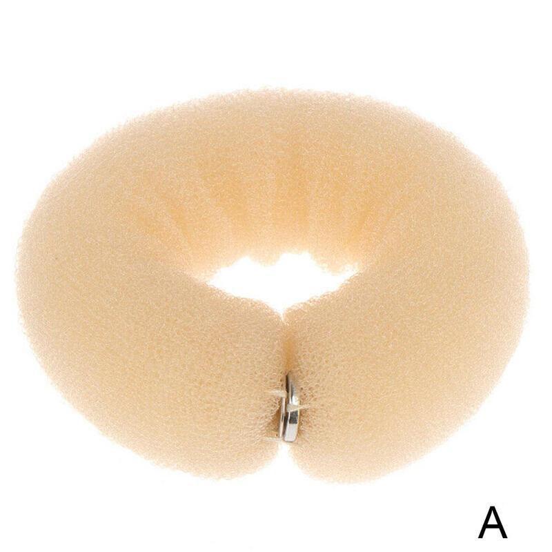 DIY Hair Curler Donut Hair Styling Tools Hair Bun Long Buckle Nylon Hair Tie