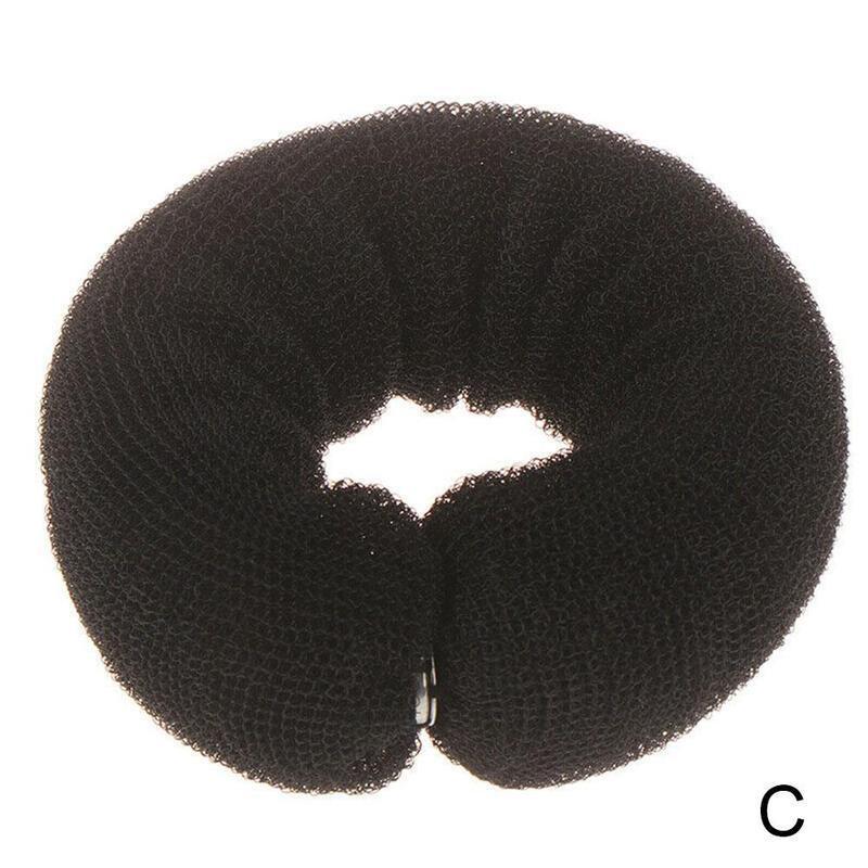 DIY Hair Curler Donut Hair Styling Tools Hair Bun Long Buckle Nylon Hair Tie
