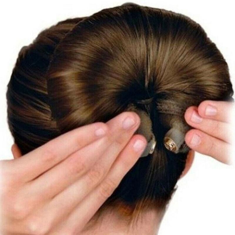 DIY Hair Curler Donut Hair Styling Tools Hair Bun Long Buckle Nylon Hair Tie