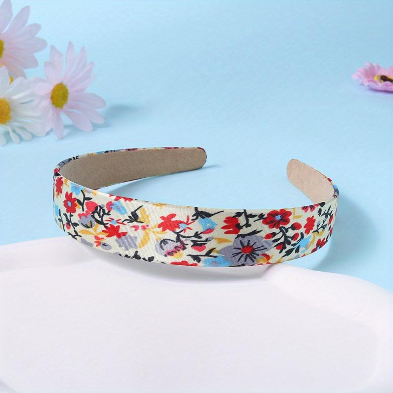 Floral Headband Wide Brim Plum Blossom Head Hoop Hair Accessories