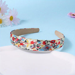 Floral Headband Wide Brim Plum Blossom Head Hoop Hair Accessories