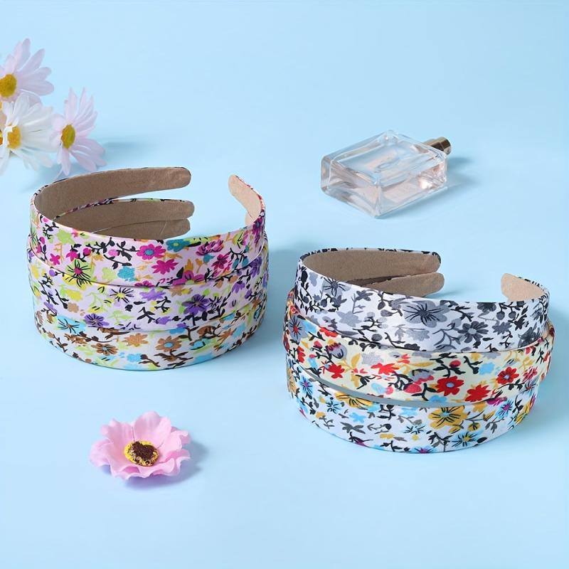 Floral Headband Wide Brim Plum Blossom Head Hoop Hair Accessories