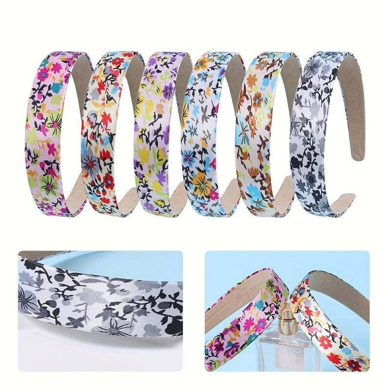 Floral Headband Wide Brim Plum Blossom Head Hoop Hair Accessories