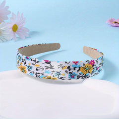 Floral Headband Wide Brim Plum Blossom Head Hoop Hair Accessories