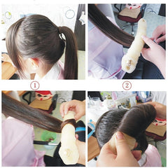 Hair Bun Crown Shaper Magic Roll DIY Hair Bun Maker