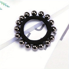 2pcs Pearl Hair Rope Head Accessories