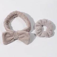 4pcs Microfiber Spa Headband & Wristband Set