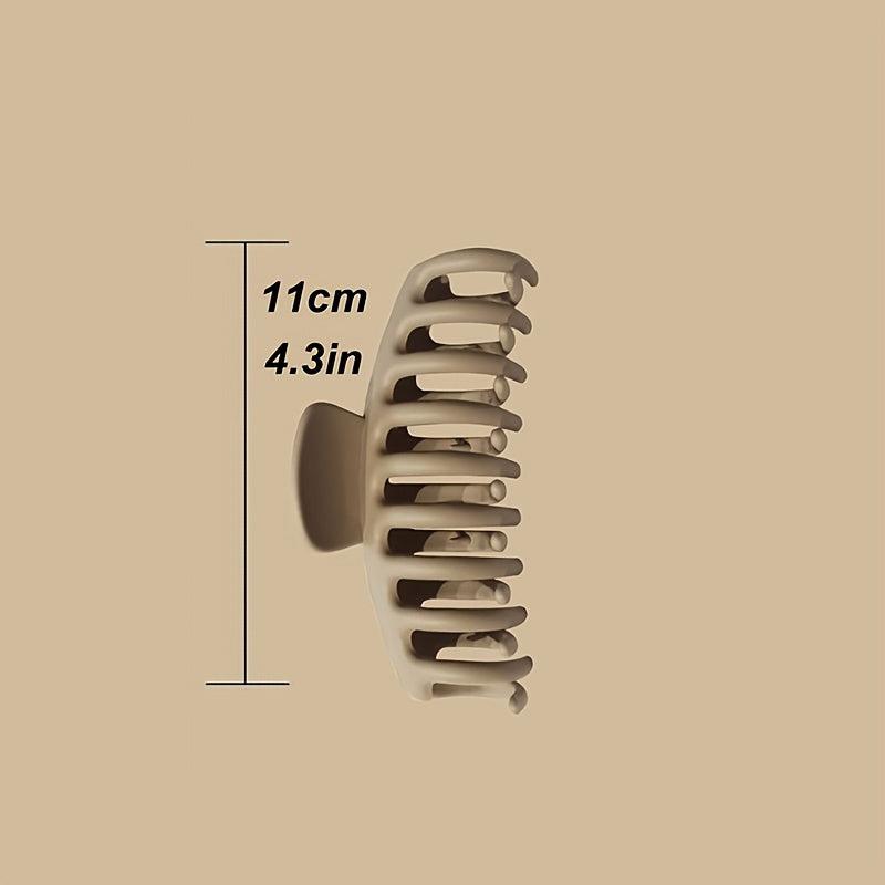 3pcs Matte Oversize Hair Claw Clip Non Slip Strong Hold Grip Hair Jaw Clip