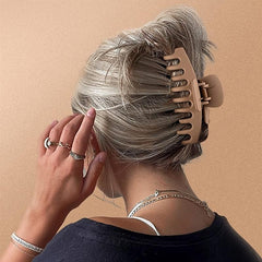 3pcs Matte Oversize Hair Claw Clip Non Slip Strong Hold Grip Hair Jaw Clip