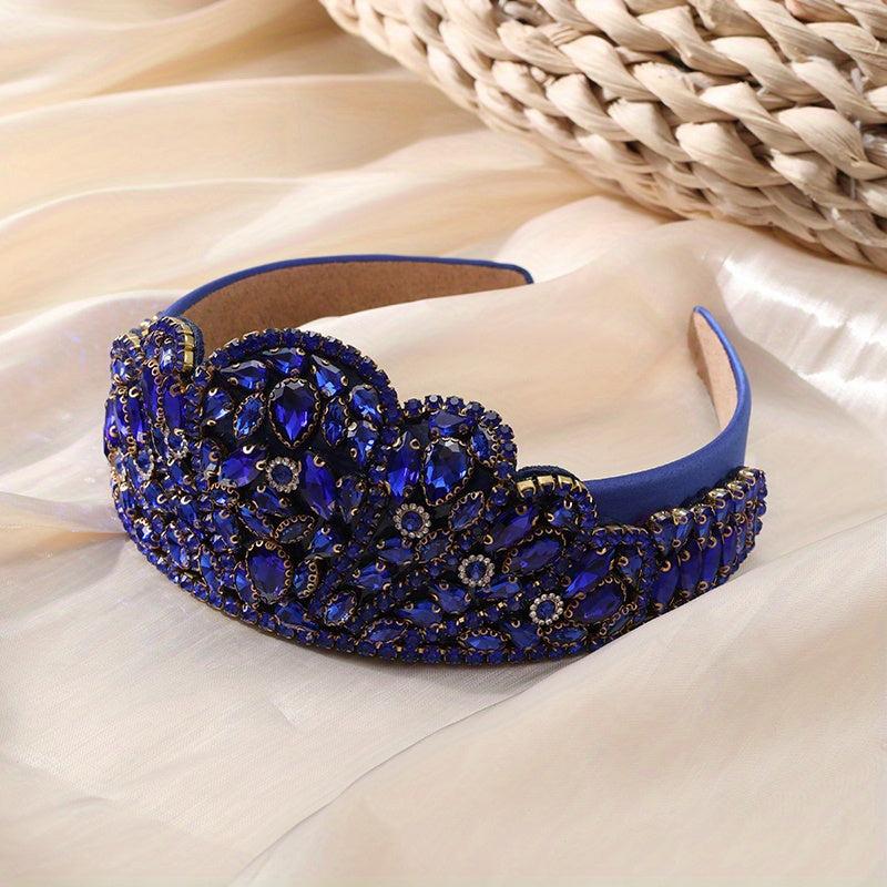 Baroque Rhinestone Crystal Headband Glitter Hair Band Hair Accessories