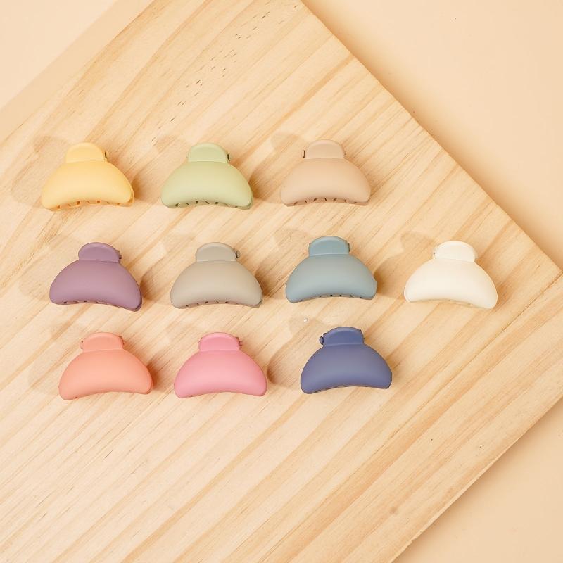 10pcs Matte Hair Claw Clips Strong Hold Big Hair Clips Set