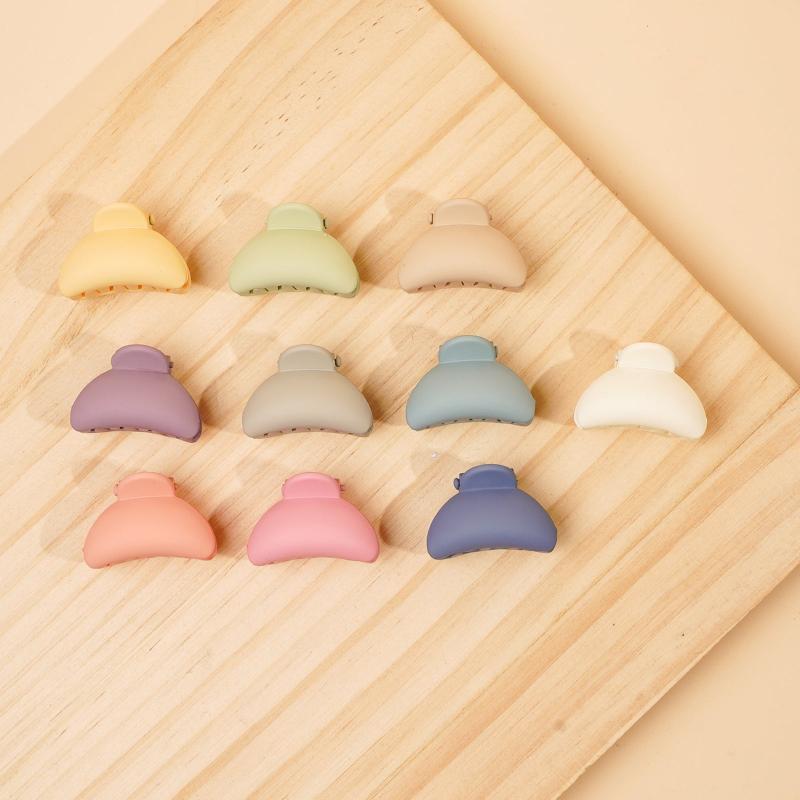 10pcs Matte Hair Claw Clips Strong Hold Big Hair Clips Set