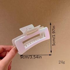 Holographic Gradient Acrylic Hair Claw Clip Strong Hold Hair Jaw Clip