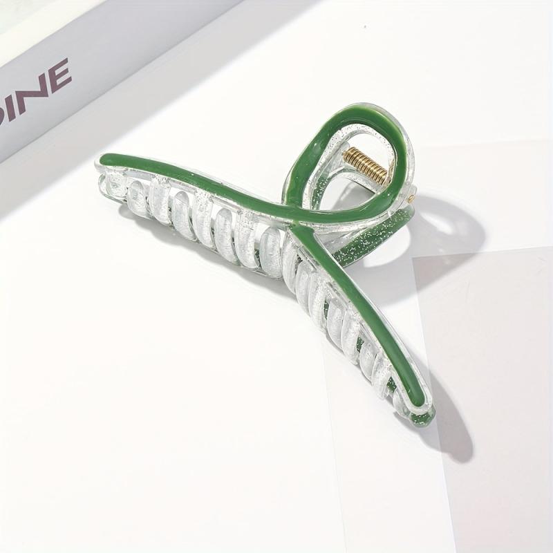 Large Colorful Hair Claw Transparent Shark Claw Hair Accessory