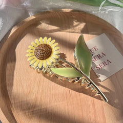 Sunflower Hair Claw Clip Strong Hold Hair Accessories