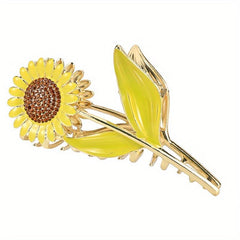 Sunflower Hair Claw Clip Strong Hold Hair Accessories