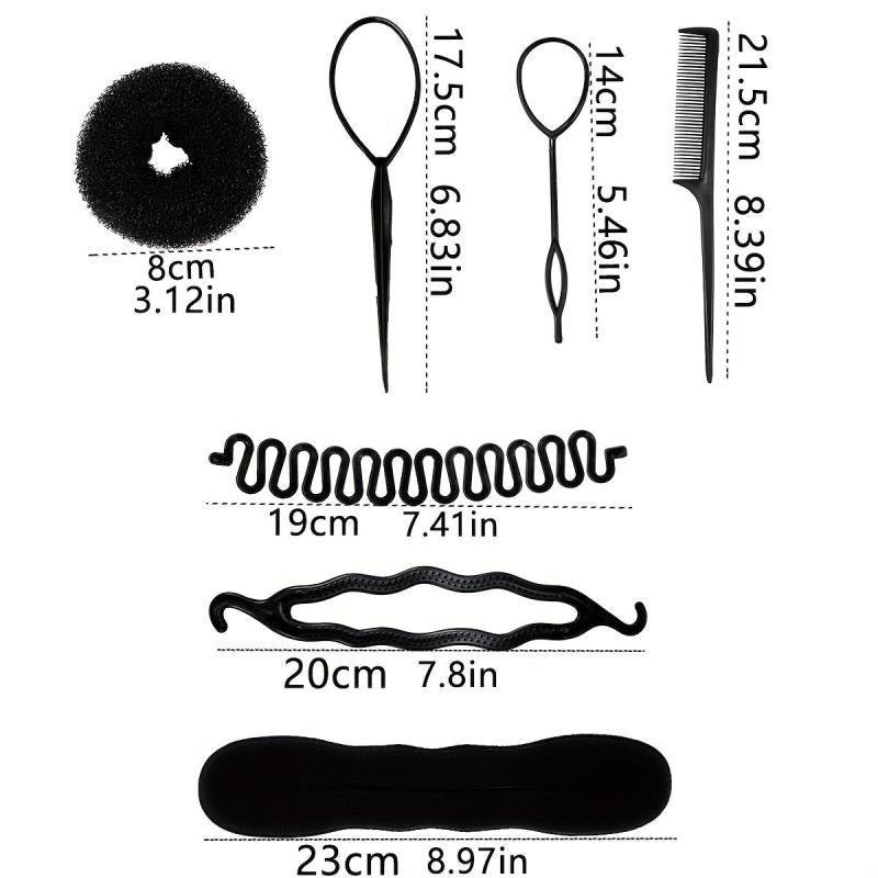 Hair Braiding Tools Set for Women, DIY Hair Styling Accessories