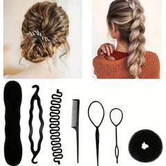 Hair Braiding Tools Set for Women, DIY Hair Styling Accessories