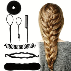Hair Braiding Tools Set for Women, DIY Hair Styling Accessories