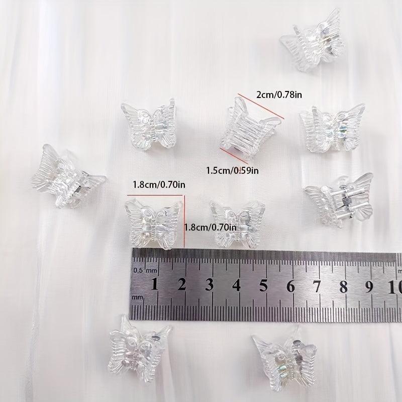 Flower Butterfly Hair Claw Set