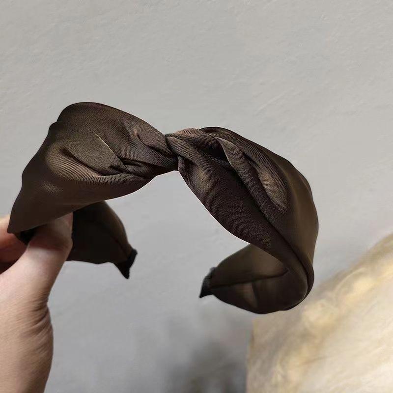 Satin Knotted Hairband Vintage Hair Accessories