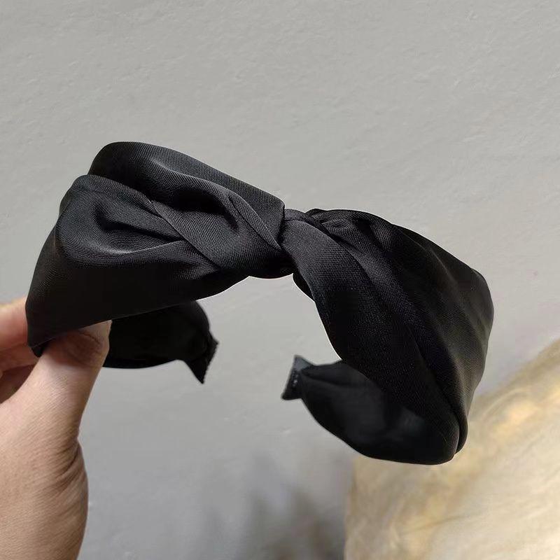 Satin Knotted Hairband Vintage Hair Accessories