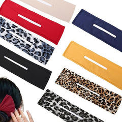 Leopard Print Hair Bun Maker Shaper Twisting Hair Clips