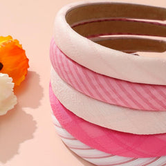 5pcs Striped Headband Hair Band for Girls Women