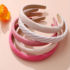 5pcs Striped Headband Hair Band for Girls Women